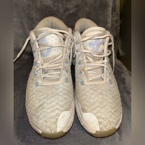 Nike Cream and White Athletic Shoes